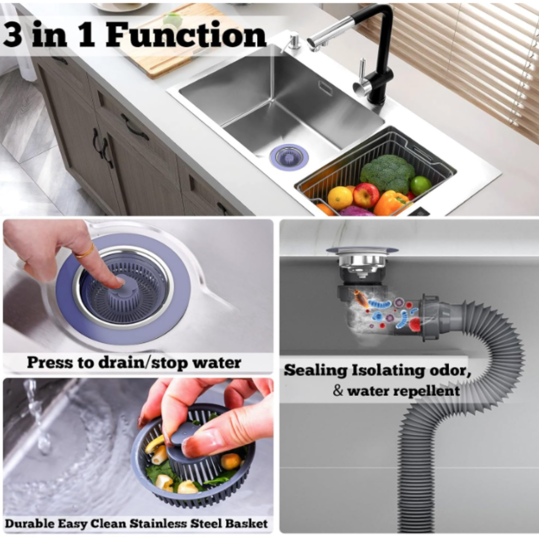 3 in 1 Kitchen Sink Stainer