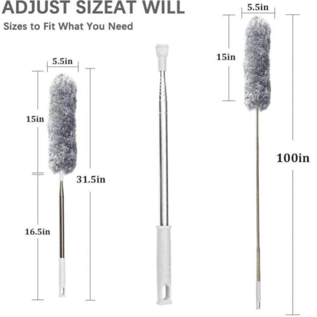 Adjustable Bendable Cleaning Duster ( Includes A Free Gift)