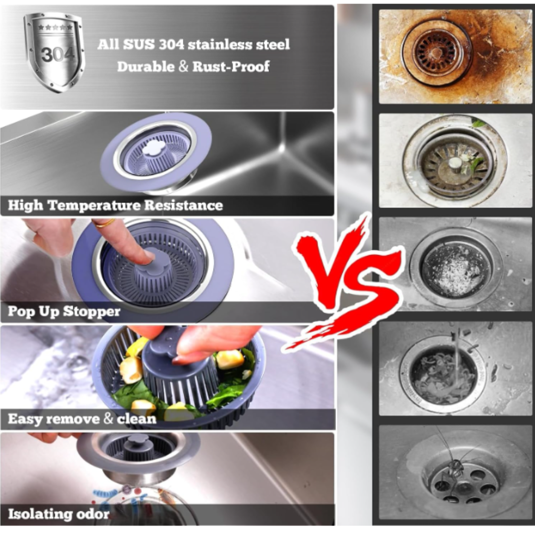 3 in 1 Kitchen Sink Stainer