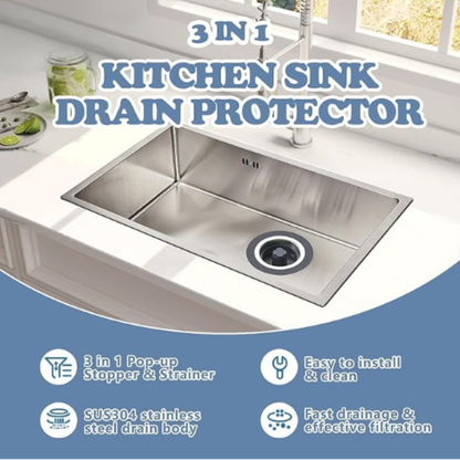 3 in 1 Kitchen Sink Stainer