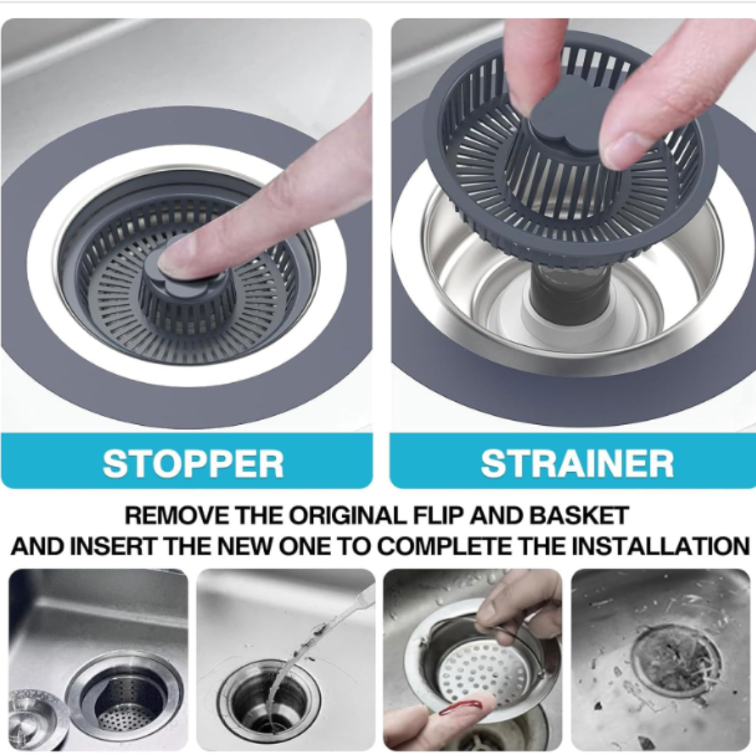 3 in 1 Kitchen Sink Stainer